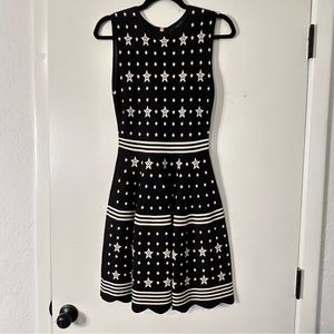 Ted Baker Mariae Star Dress Black & White